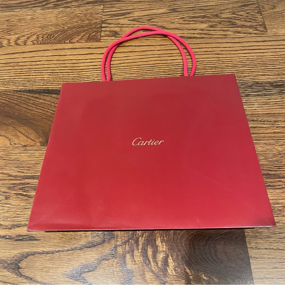 100% Authentic Cartier shopping bag